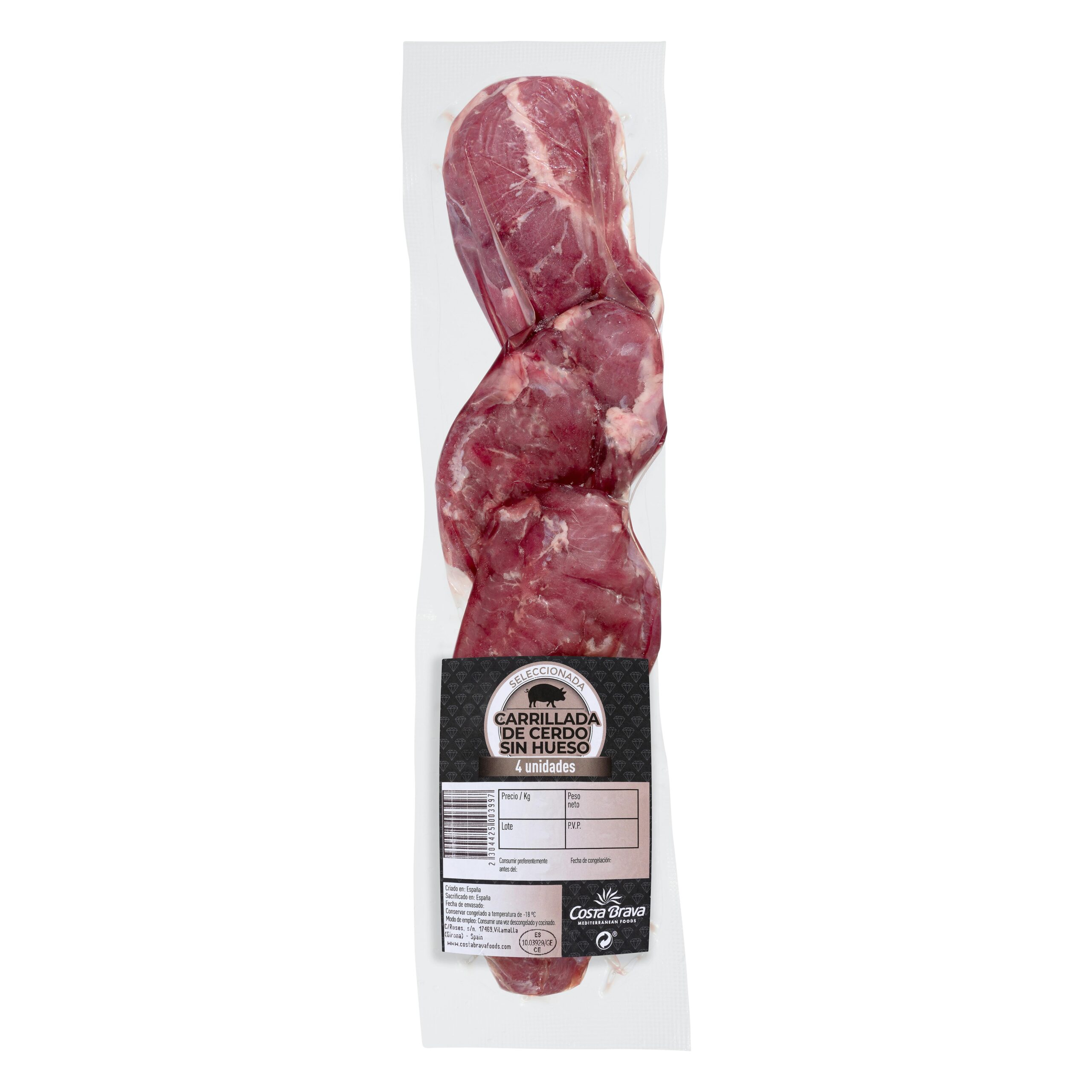 Carrillada de cerdo congelada Mercadona