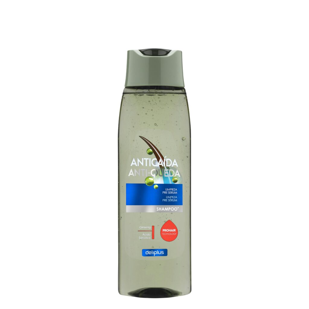 Champú Anticaída Deliplus con ginseng y ácido salicílico