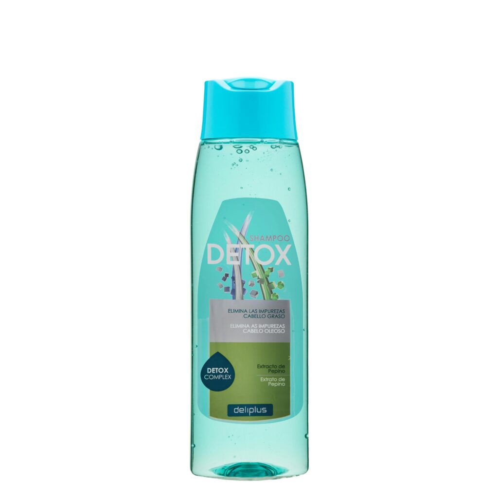 Champú Detox Deliplus cabello graso con extracto de pepino