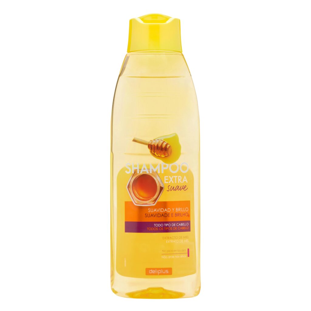 Champú Extra Suave Deliplus todo tipo de cabello con extracto de miel