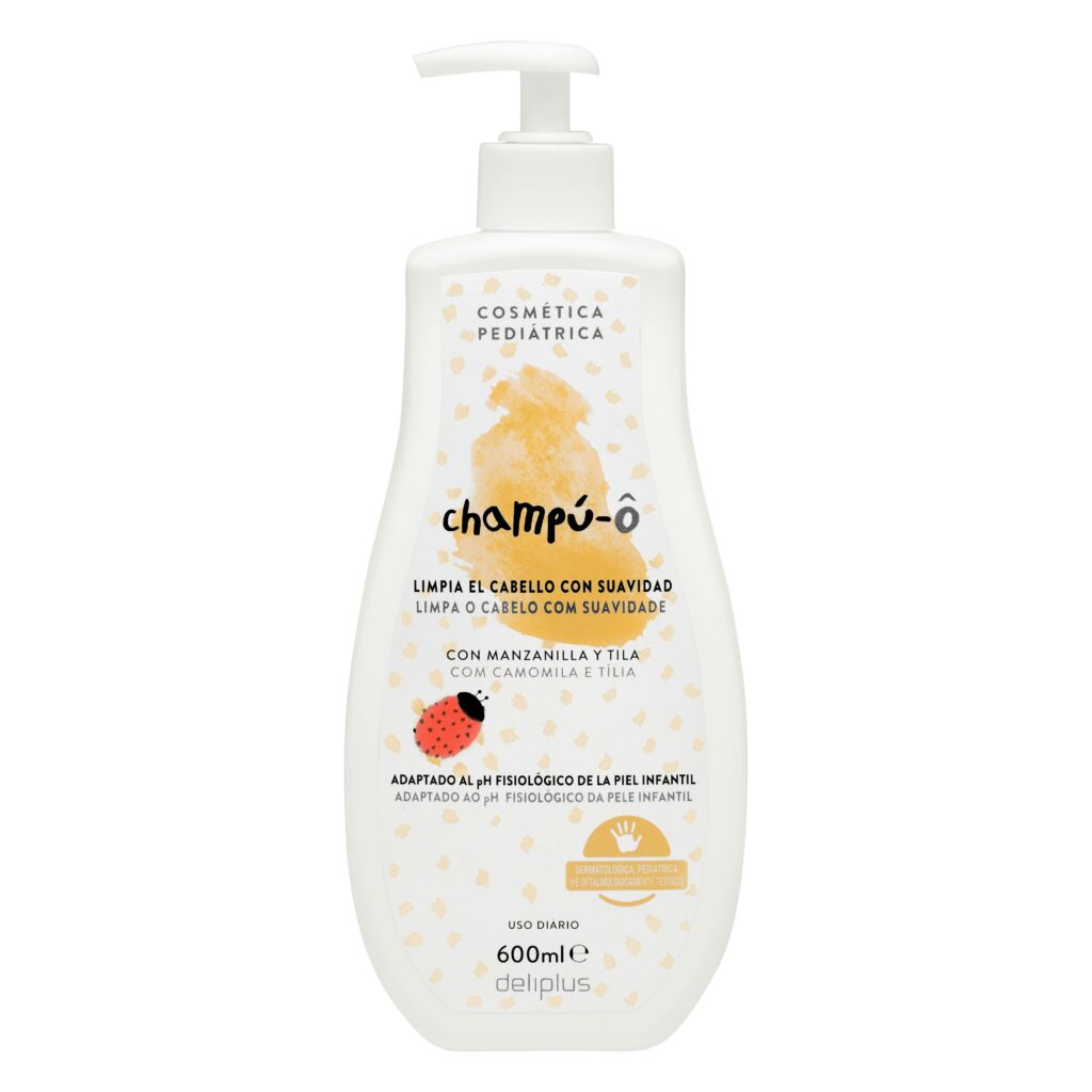 Champú infantil Deliplus con manzanilla y tila
