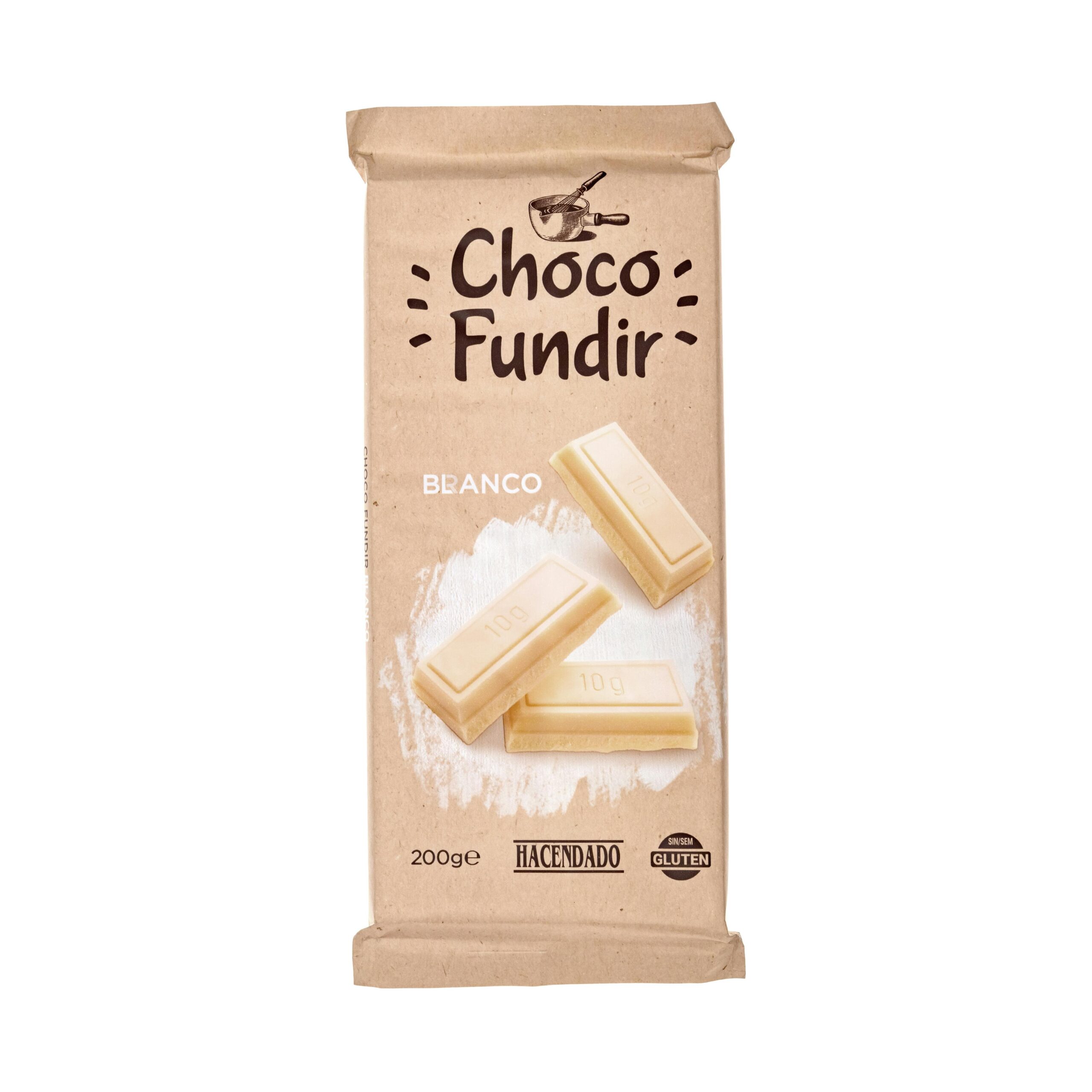 Chocolate blanco fundir Hacendado Mercadona