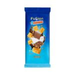 Chocolate extrafino con leche Fussion Hacendado con galletas animadas