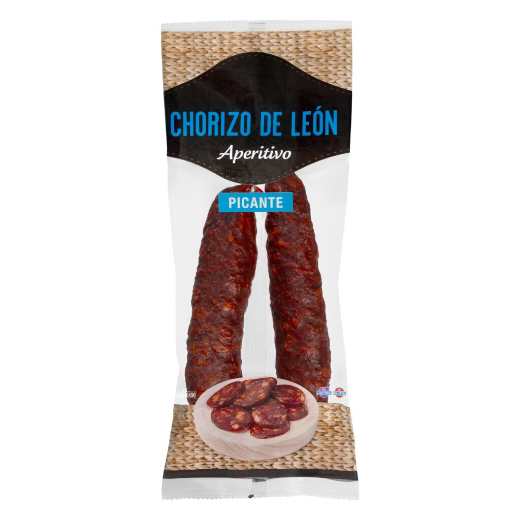 Chorizo sarta extra picante y ahumado De León