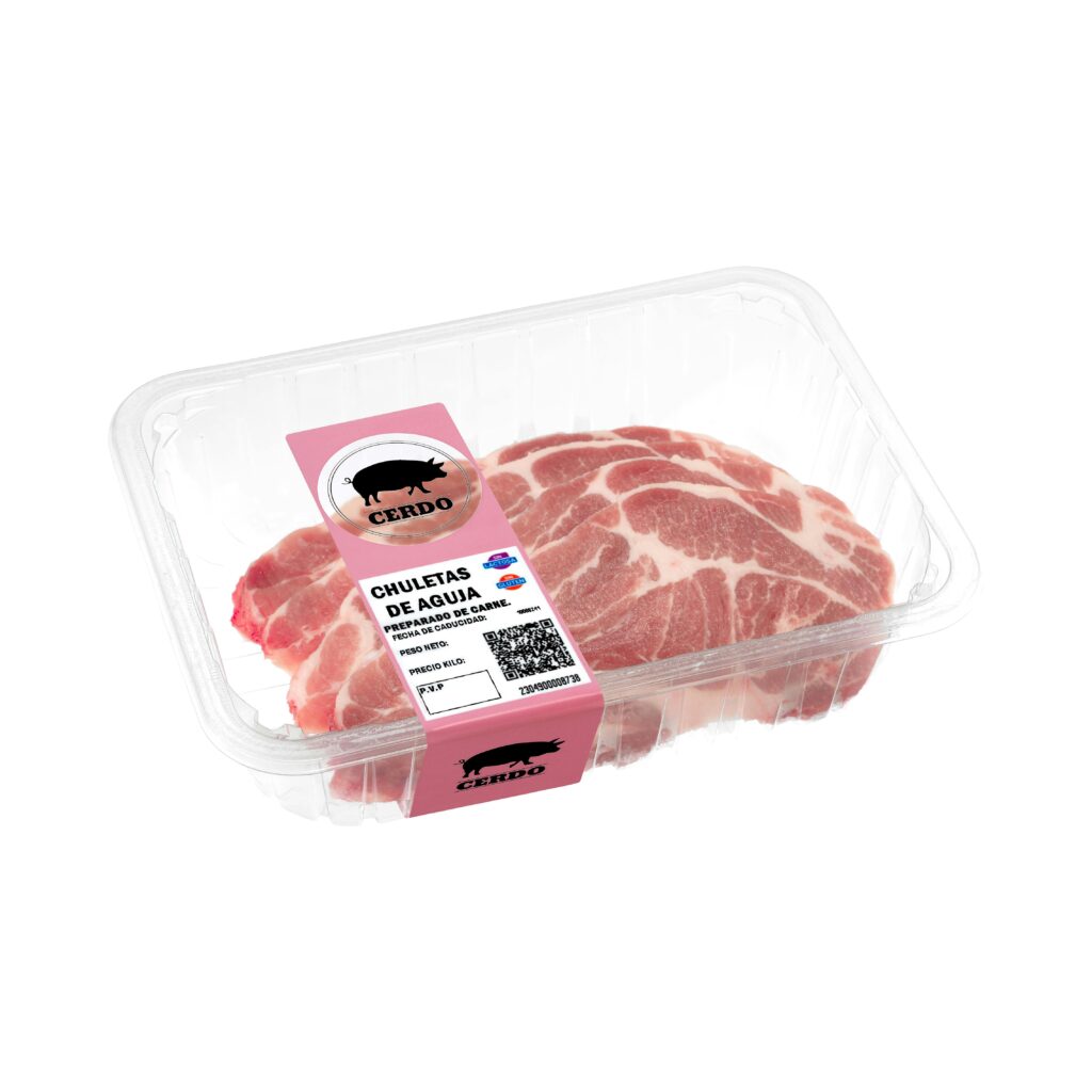 Chuletas aguja de cerdo