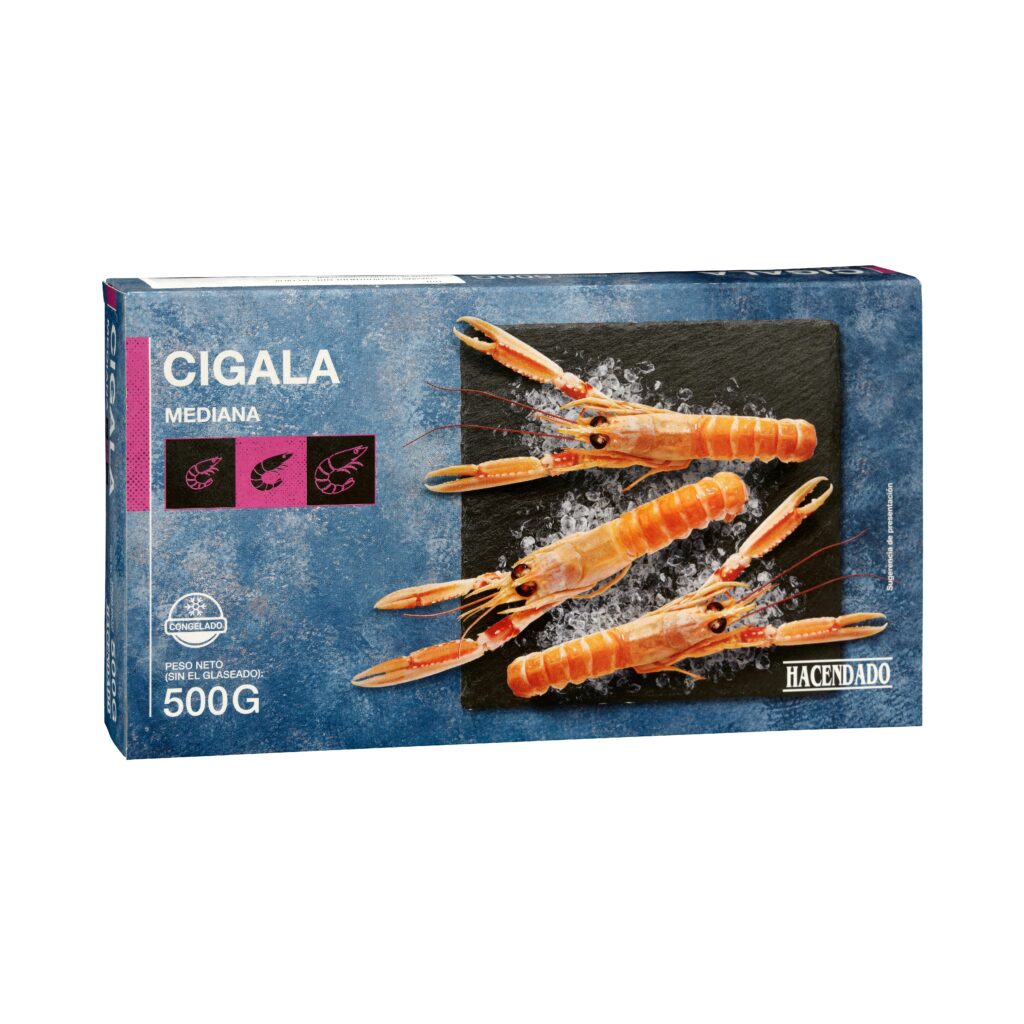 Cigala mediana Hacendado ultracongelada