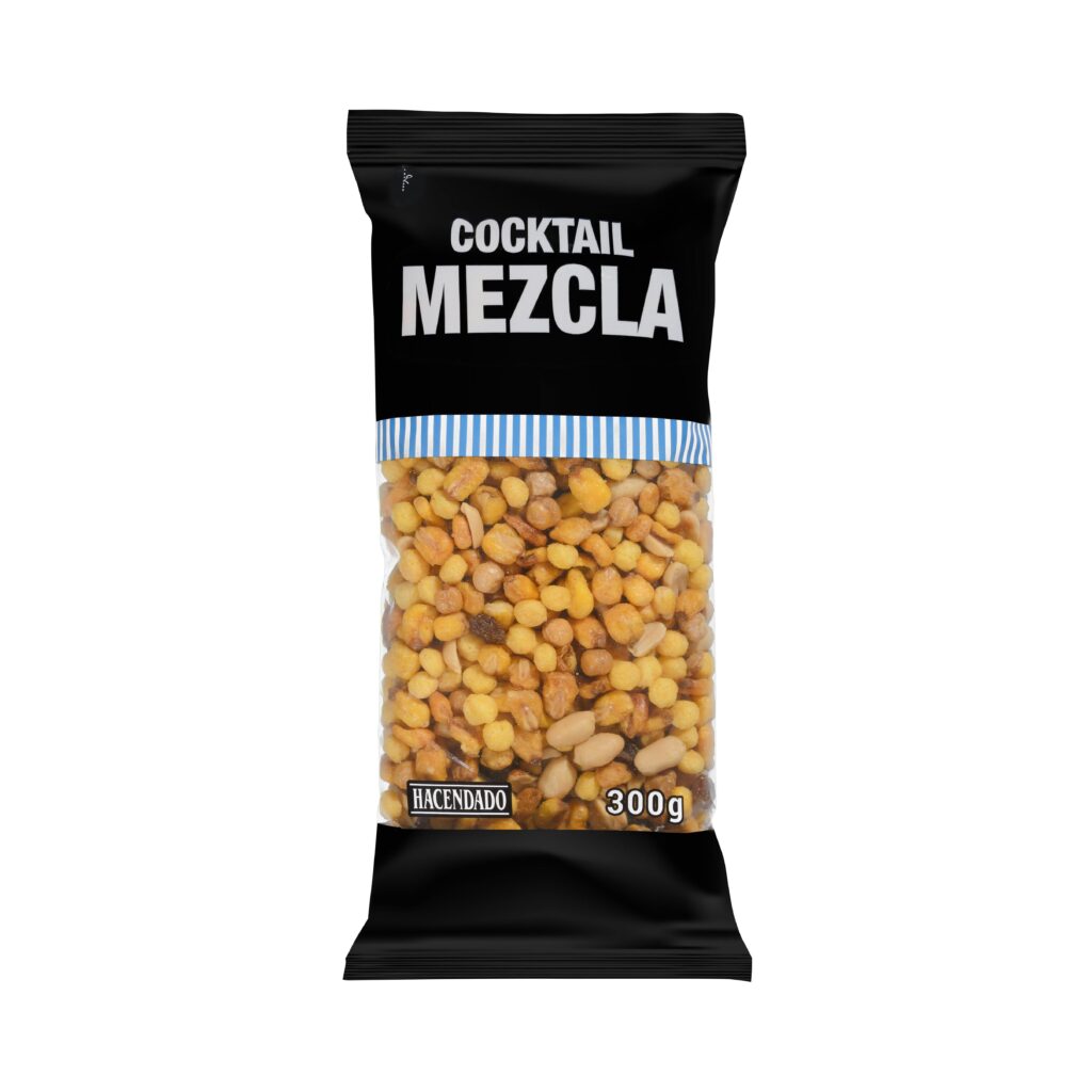 Cocktail mezcla Hacendado compuesto por maíz