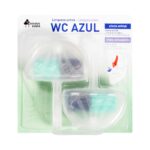 Colgador WC Azul limpieza activa Bosque Verde triple acción Colgador WC Azul limpieza activa Bosque Verde triple acción