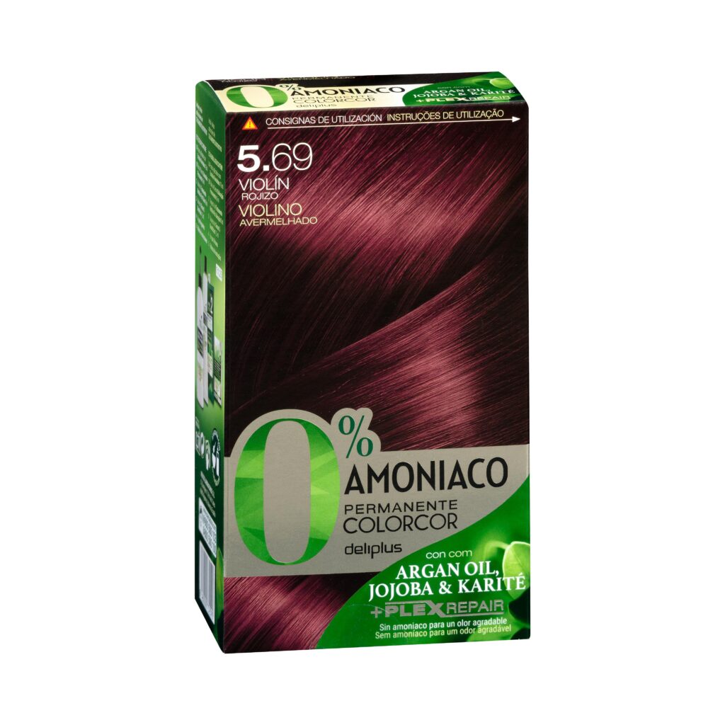Coloración permanente 5.69 violín Deliplus 0% amoníaco Colorcor