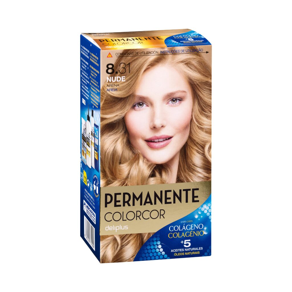 Coloración permanente 8.31 nude arena Deliplus Colorcor