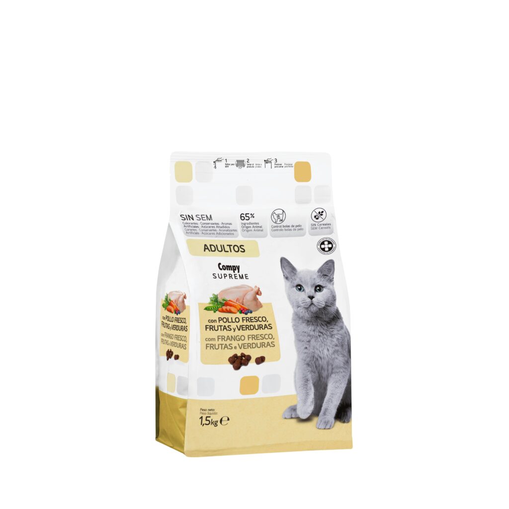 Comida gato adulto Supreme Compy con pollo