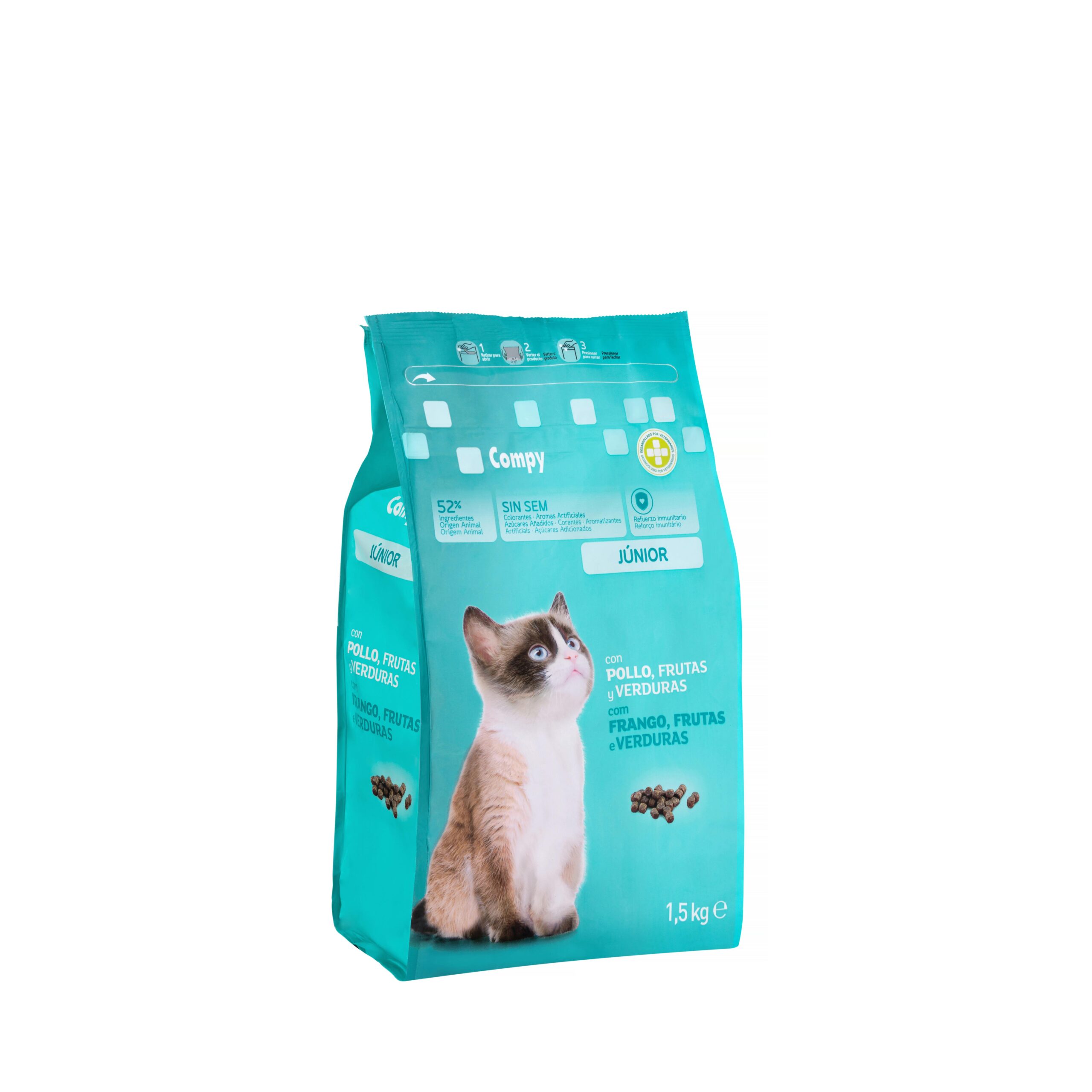 Comida gato júnior Compy con pollo