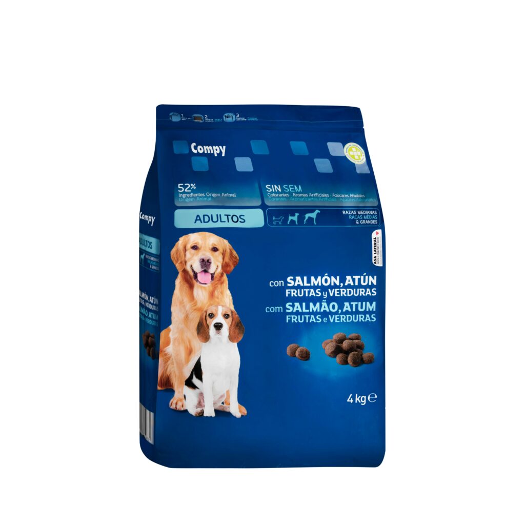Comida perro adulto Compy con salmón