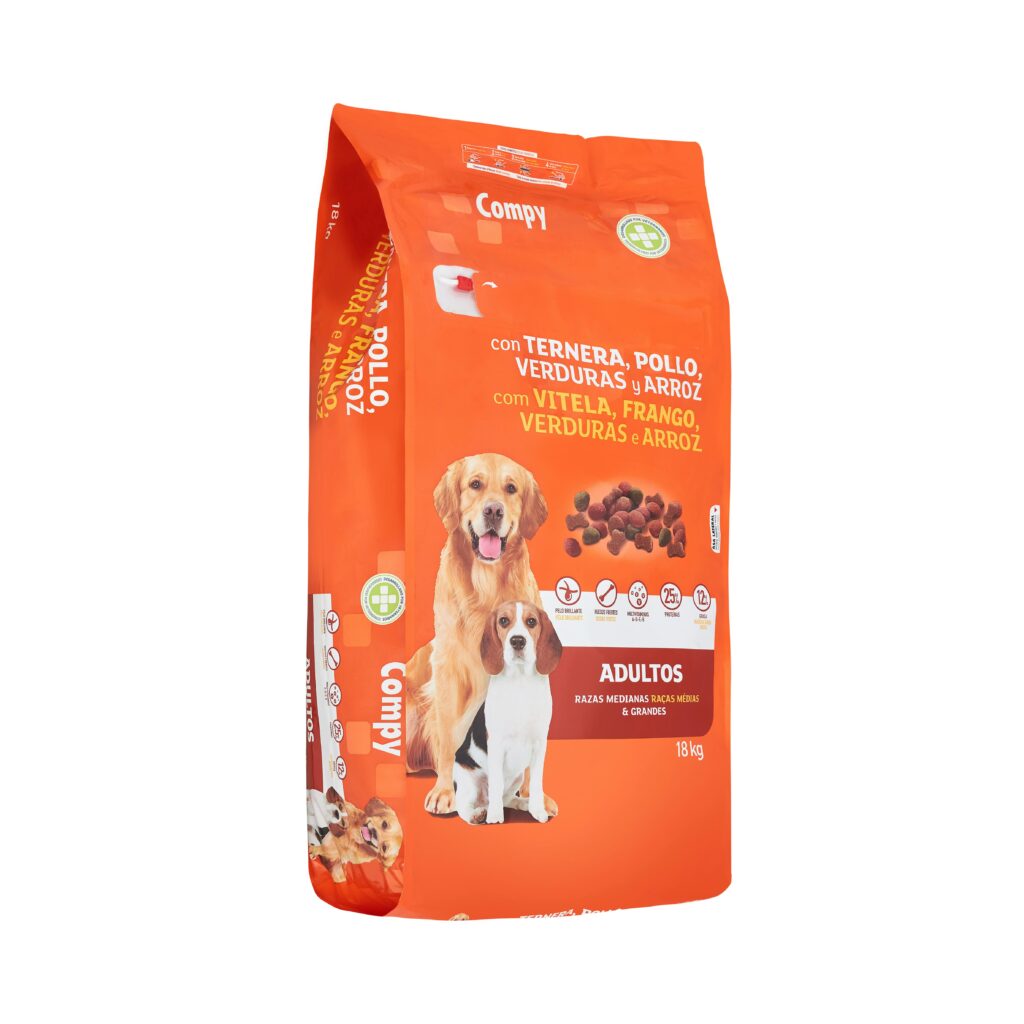 Comida perro adulto Compy con ternera