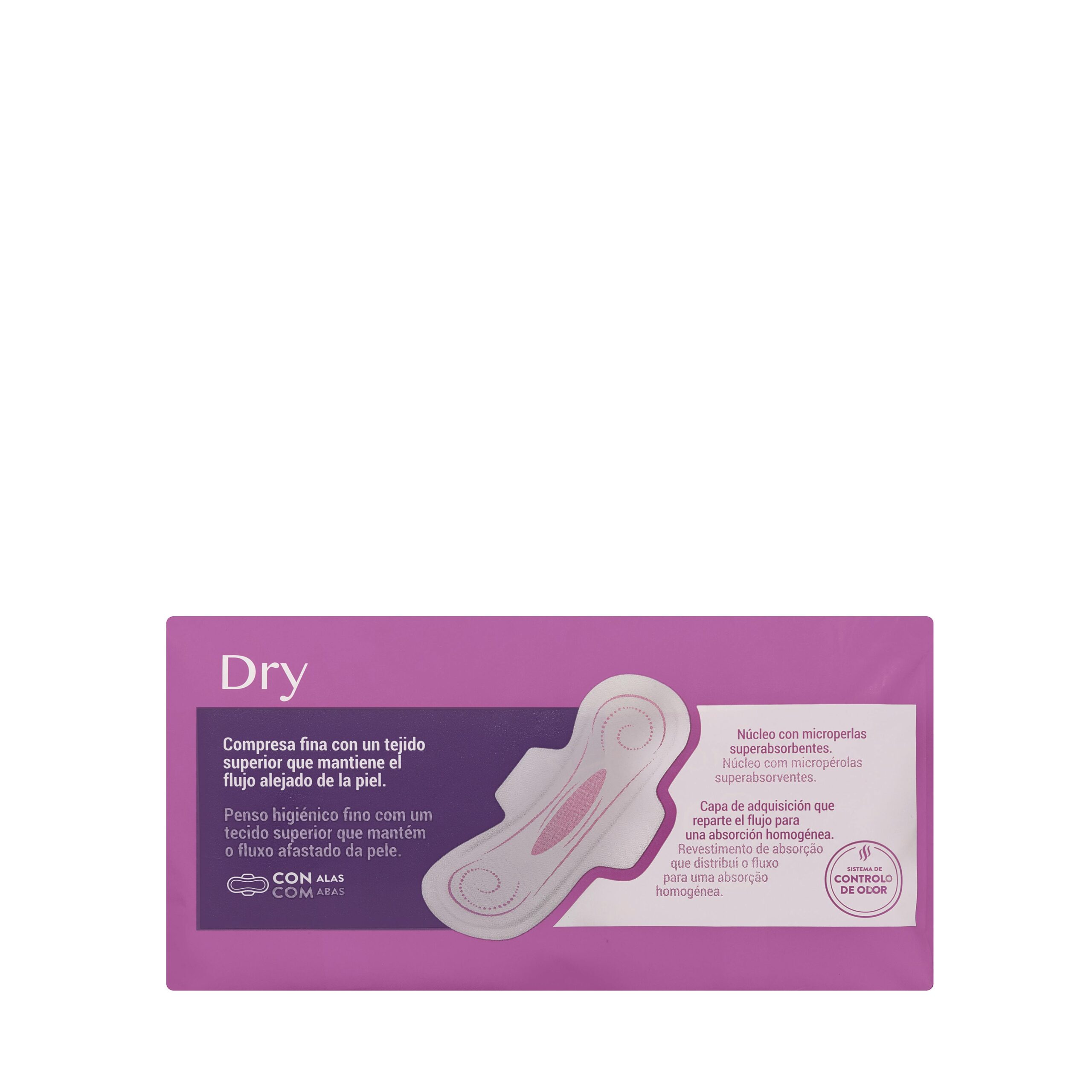 Etiqueta Compresa con alas super Deliplus Dry