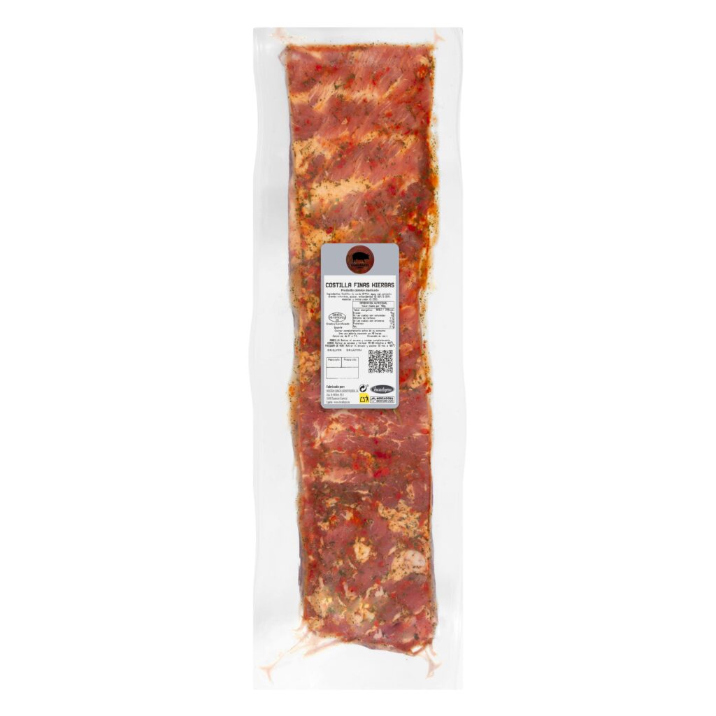 Costilla de cerdo finas hierbas