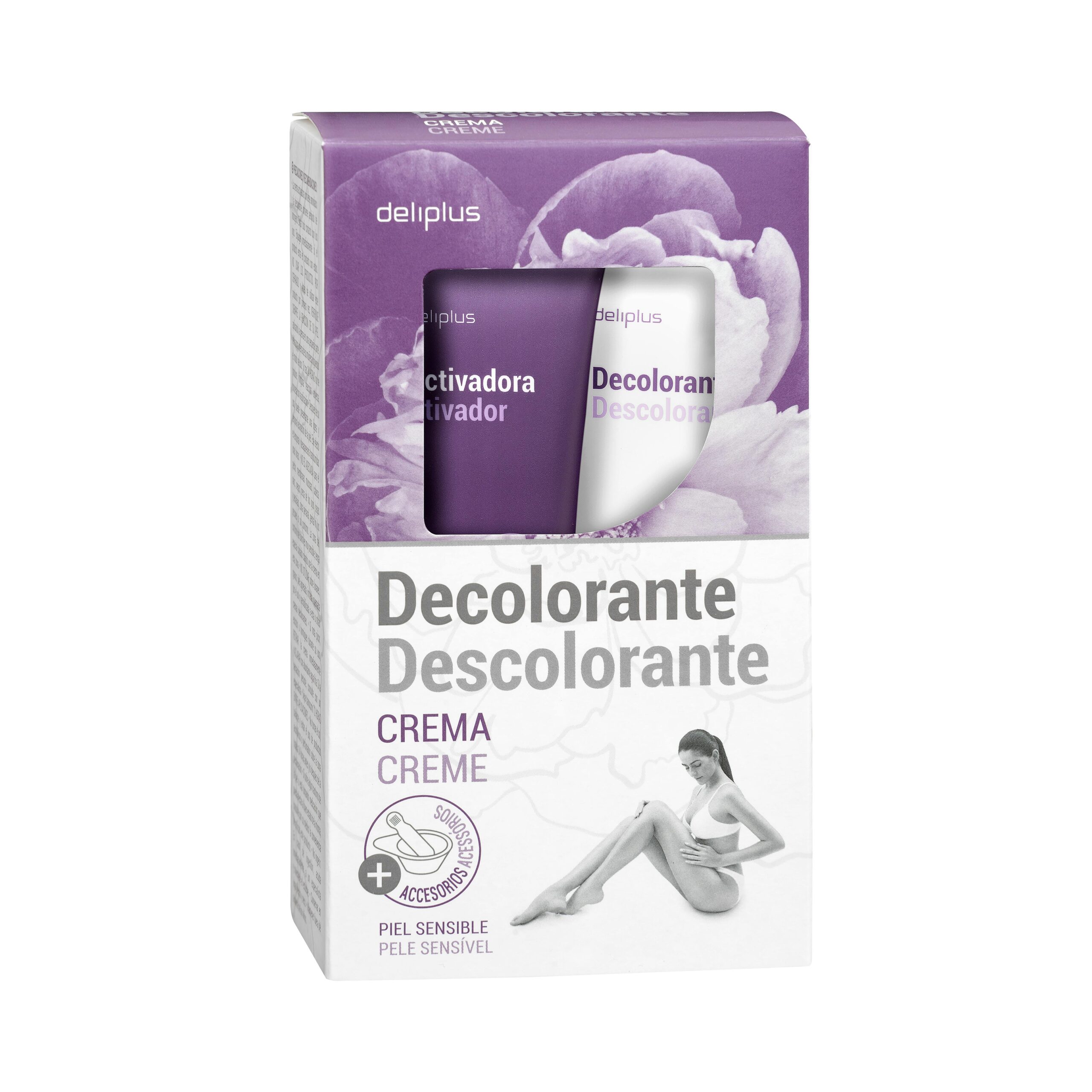 Crema decolorante rostro y cuerpo Deliplus piel sensible Crema decolorante rostro y cuerpo Deliplus piel sensible