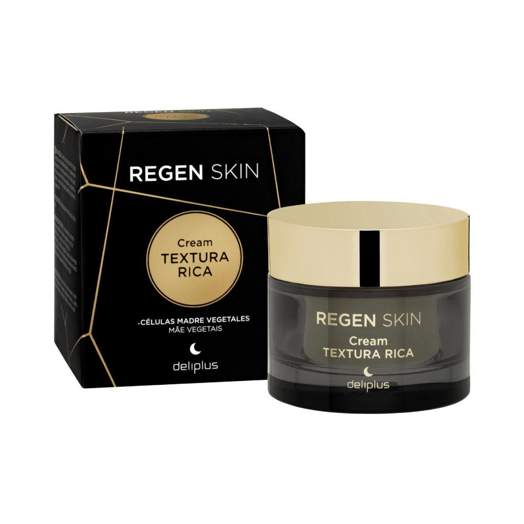 Crema facial noche Textura Rica Regen Skin Deliplus piel normal