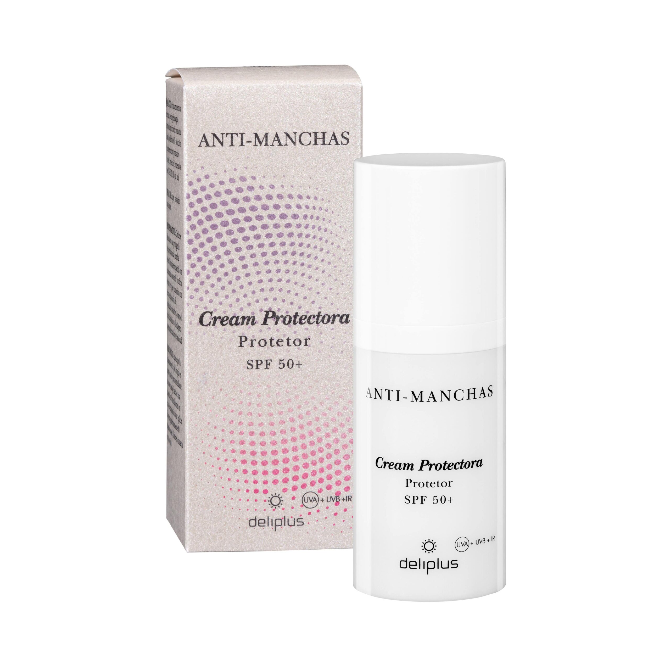 Crema facial protectora anti-manchas Deliplus FPS 50+ todo tipo de piel Mercadona