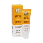 Crema protección solar facial Deliplus FPS 50+ resistente al agua Crema protección solar facial Deliplus FPS 50+ resistente al agua