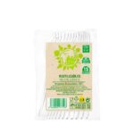 Cucharas postre de plástico Bosque Verde reutilizables Cucharas postre de plástico Bosque Verde reutilizables