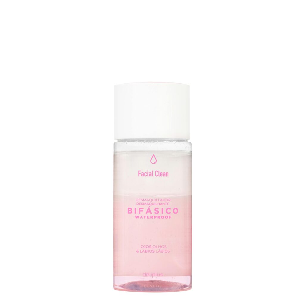Desmaquillador de ojos y labios bifásico Waterproof Facial Clean Deliplus todo tipo de piel