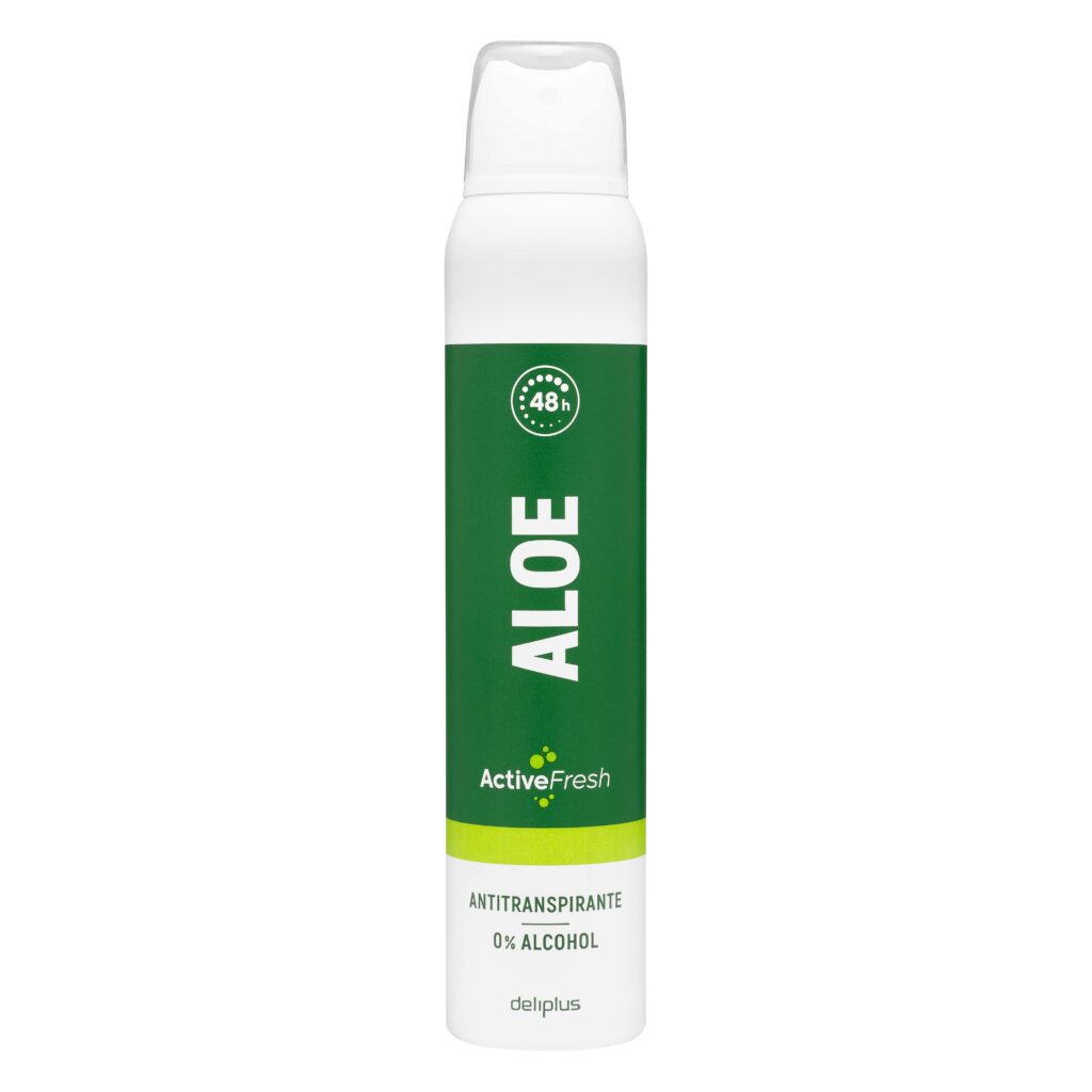 Desodorante aloe Deliplus antitranspirante 0% alcohol