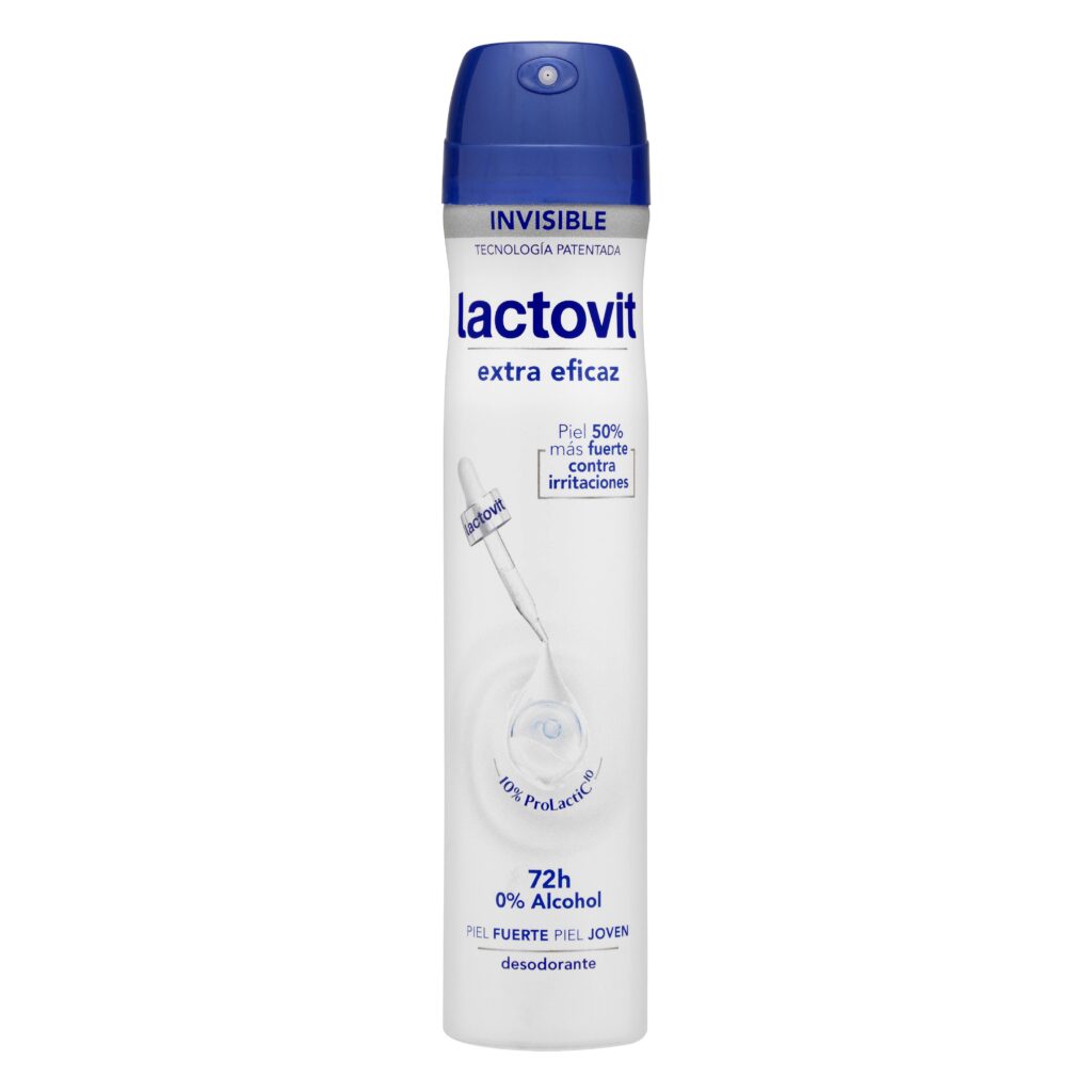 Desodorante Lactovit anti irritaciones 0% alcohol