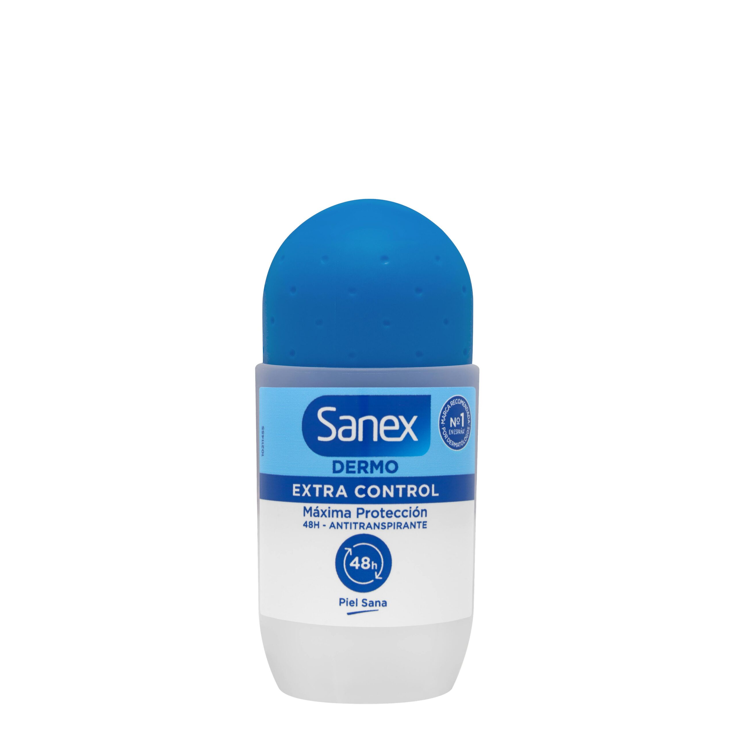 Desodorante roll-on Dermo extra control Sanex antitranspirante Mercadona