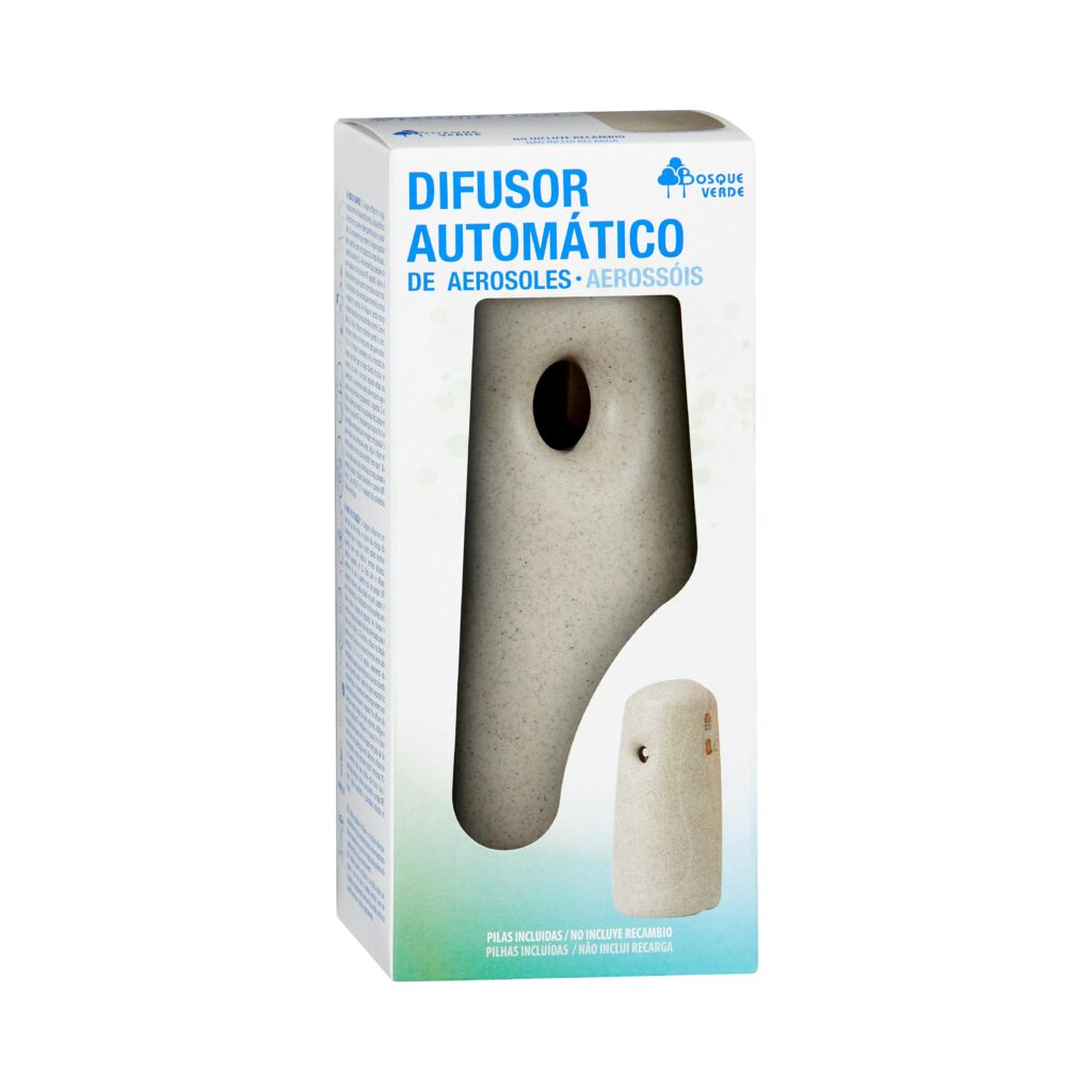 Difusor ambientador automático Bosque Verde incluye 2 pilas