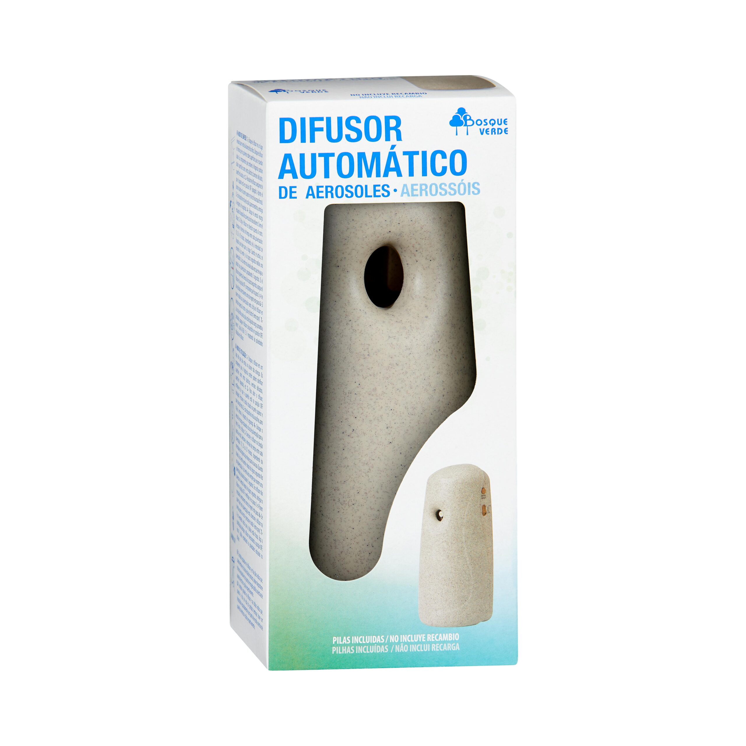 Difusor ambientador automático Bosque Verde incluye 2 pilas Difusor ambientador automático Bosque Verde incluye 2 pilas