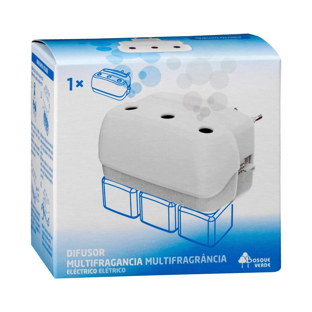 Difusor multifragancia eléctrico Bosque Verde con regulador de intensidad