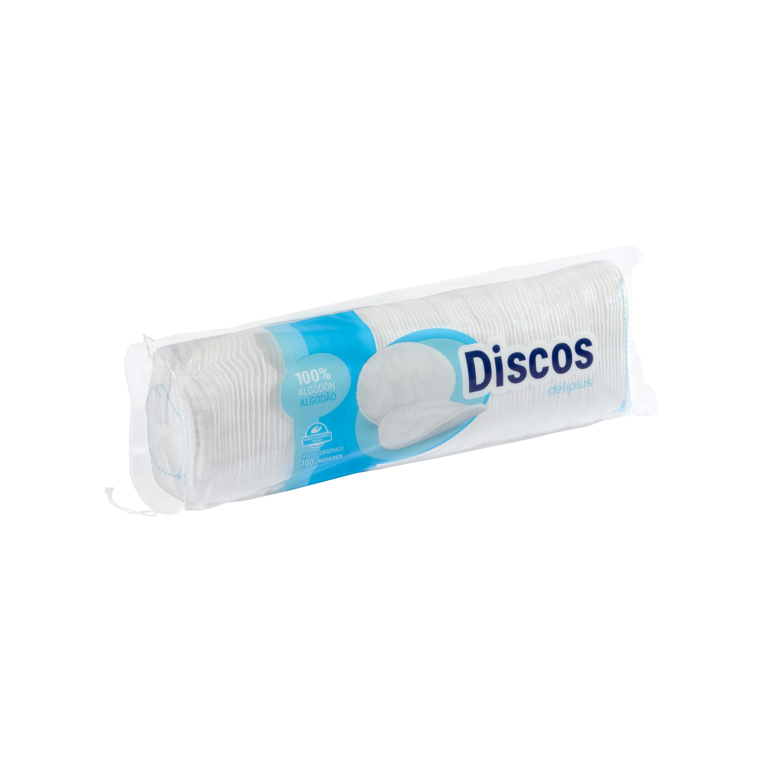 Discos desmaquillantes Deliplus ovalados algodón 100% Mercadona