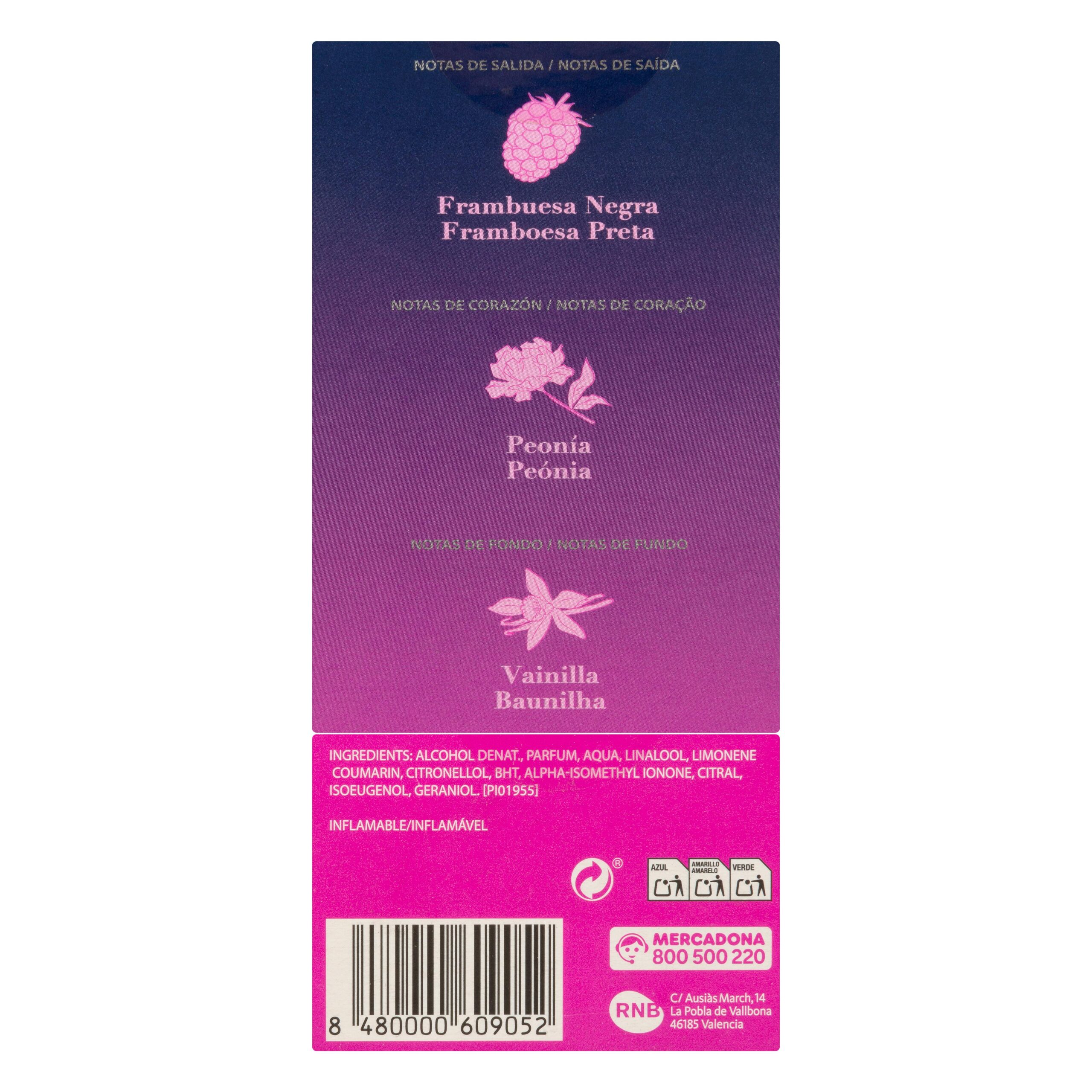 Etiqueta Eau de parfum mujer Éclat Shine