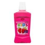 Enjuague bucal Kids Deliplus zero alcohol con flúor sabor fresa