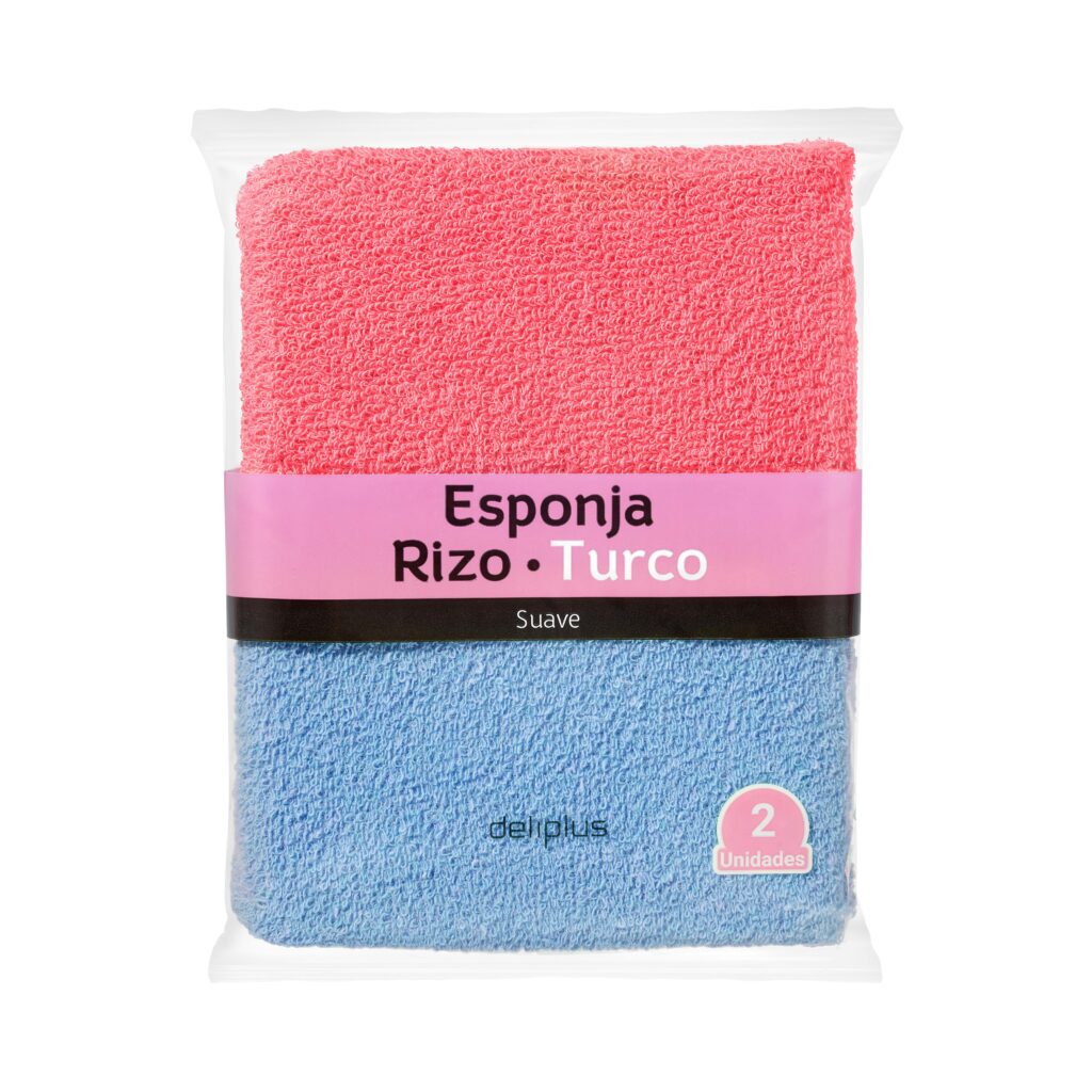 Esponja de baño rizo suave Deliplus