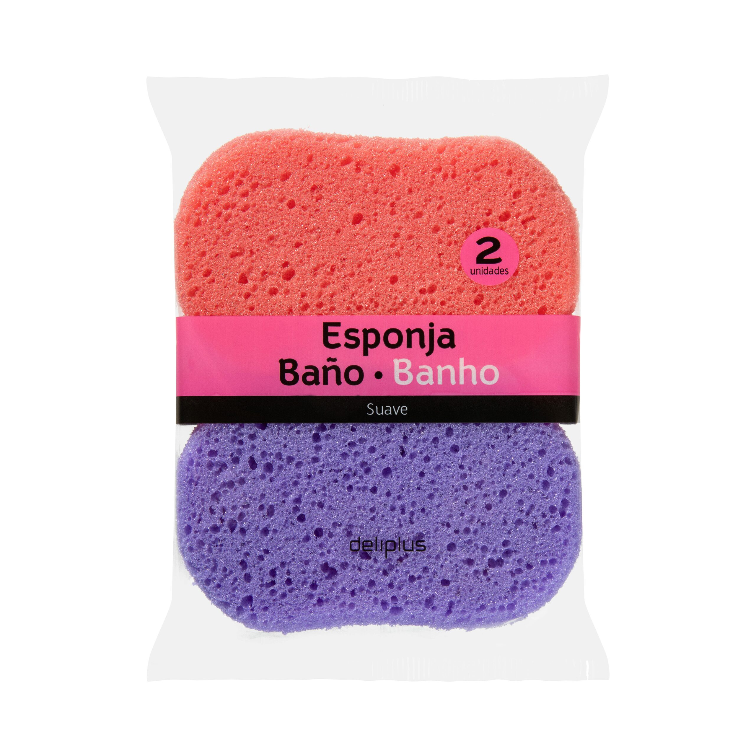 Etiqueta Esponja de baño suave Deliplus