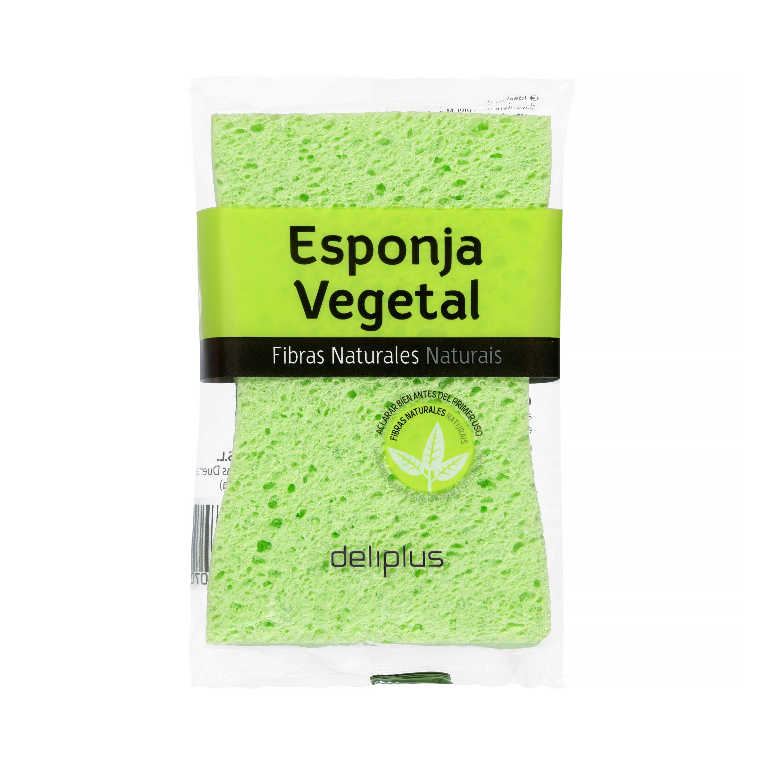 Esponja de baño vegetal fibras naturales Deliplus Mercadona