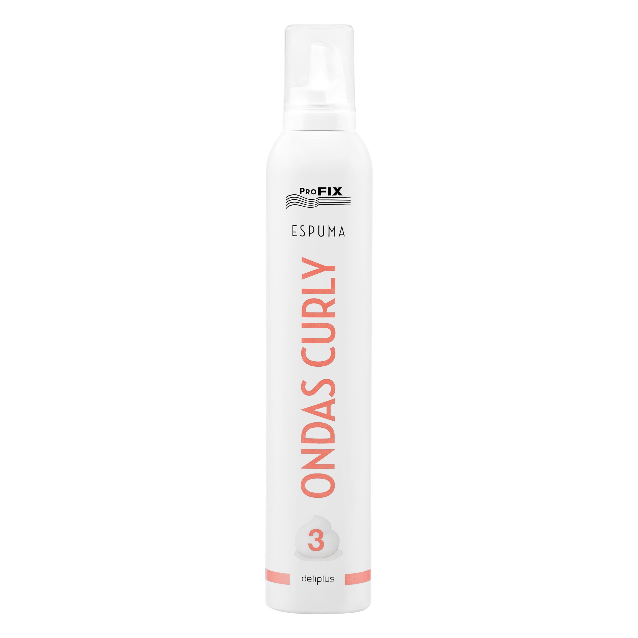 Espuma cabello Ondas Curly Deliplus fijación 3 ProFix Mercadona