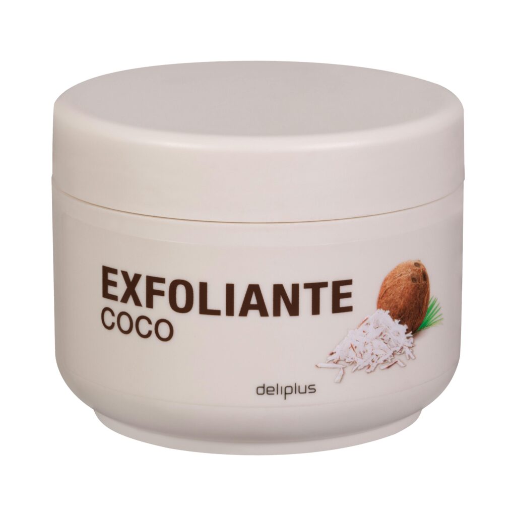 Exfoliante corporal con partículas de coco Deliplus