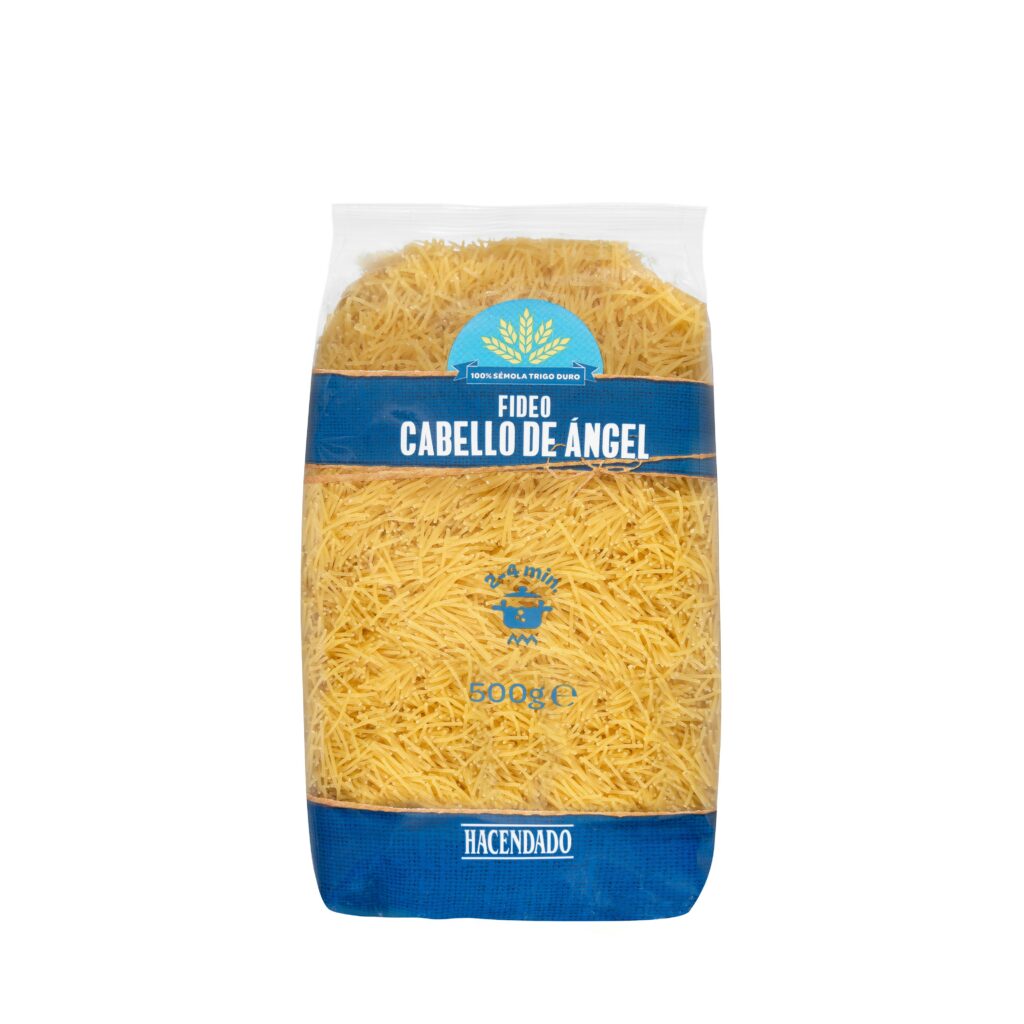 Fideo cabello de ángel Hacendado