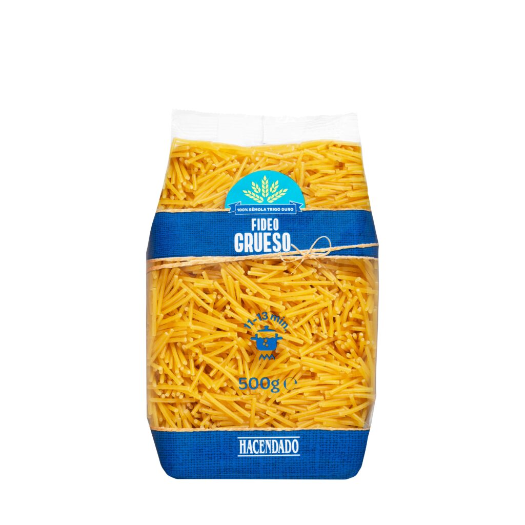 Fideo grueso Hacendado