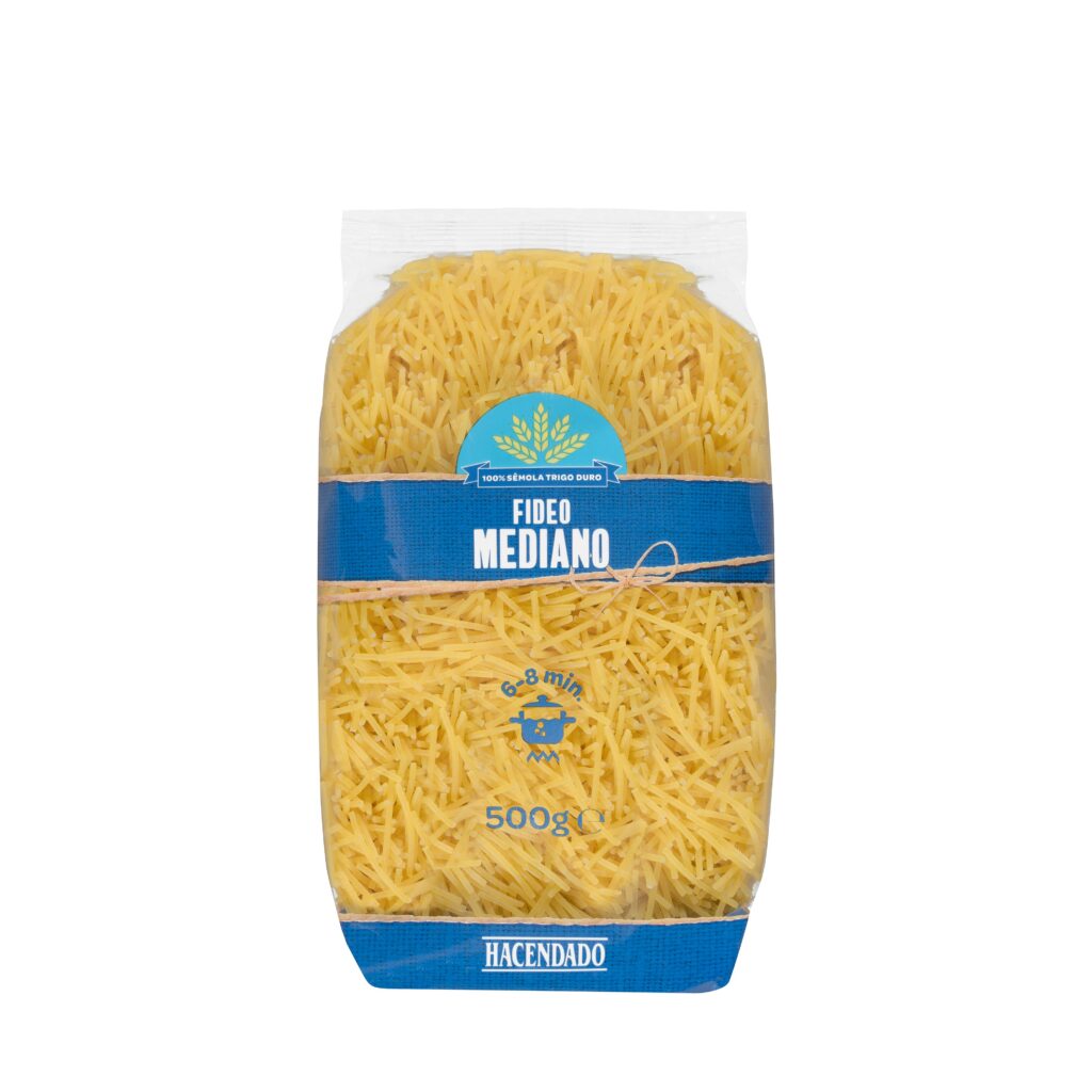 Fideo mediano Hacendado