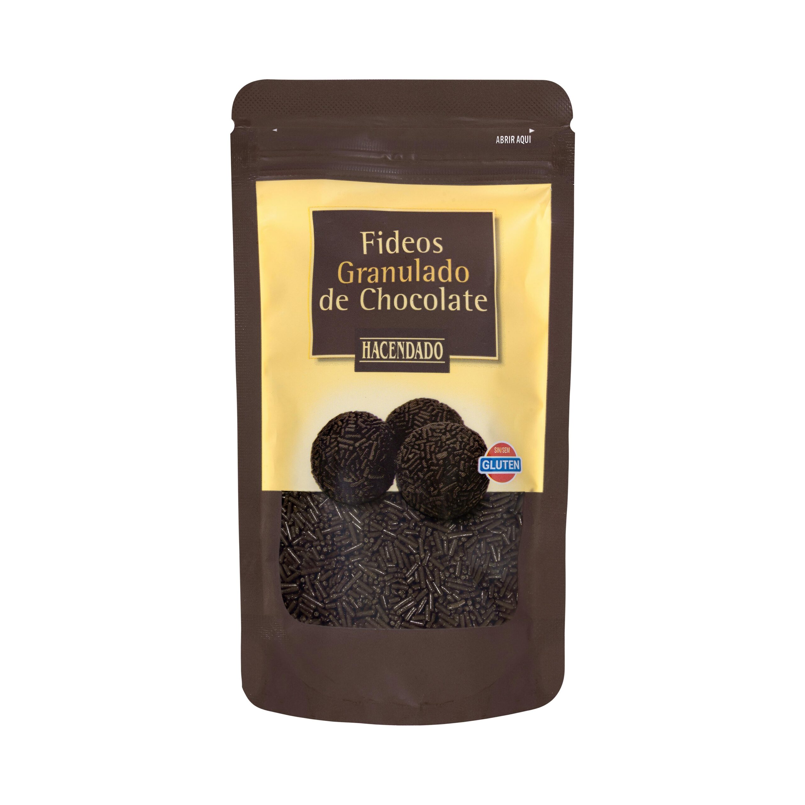 Fideos de chocolate Hacendado especial repostería y postres Mercadona