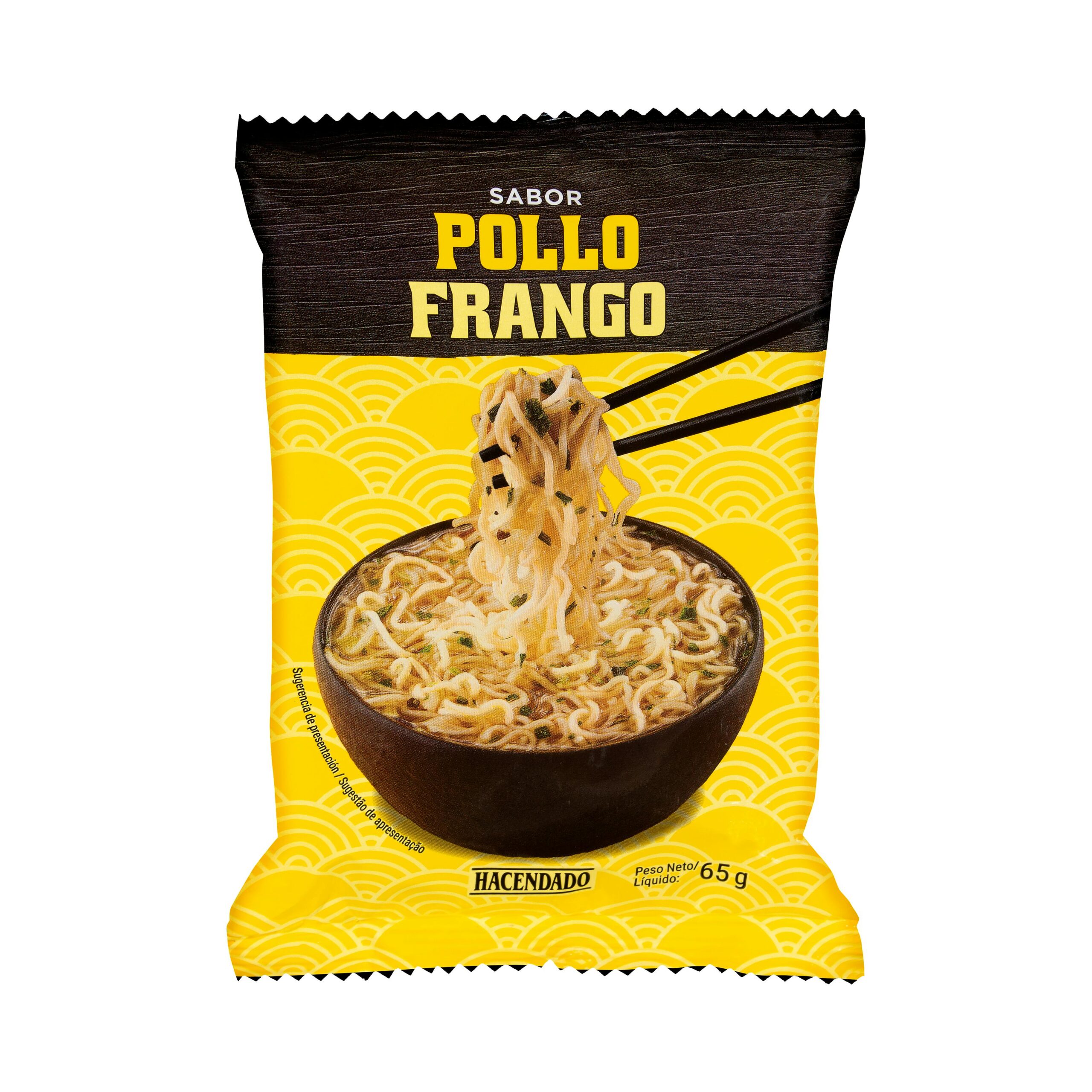 Fideos orientales sabor pollo Hacendado Mercadona