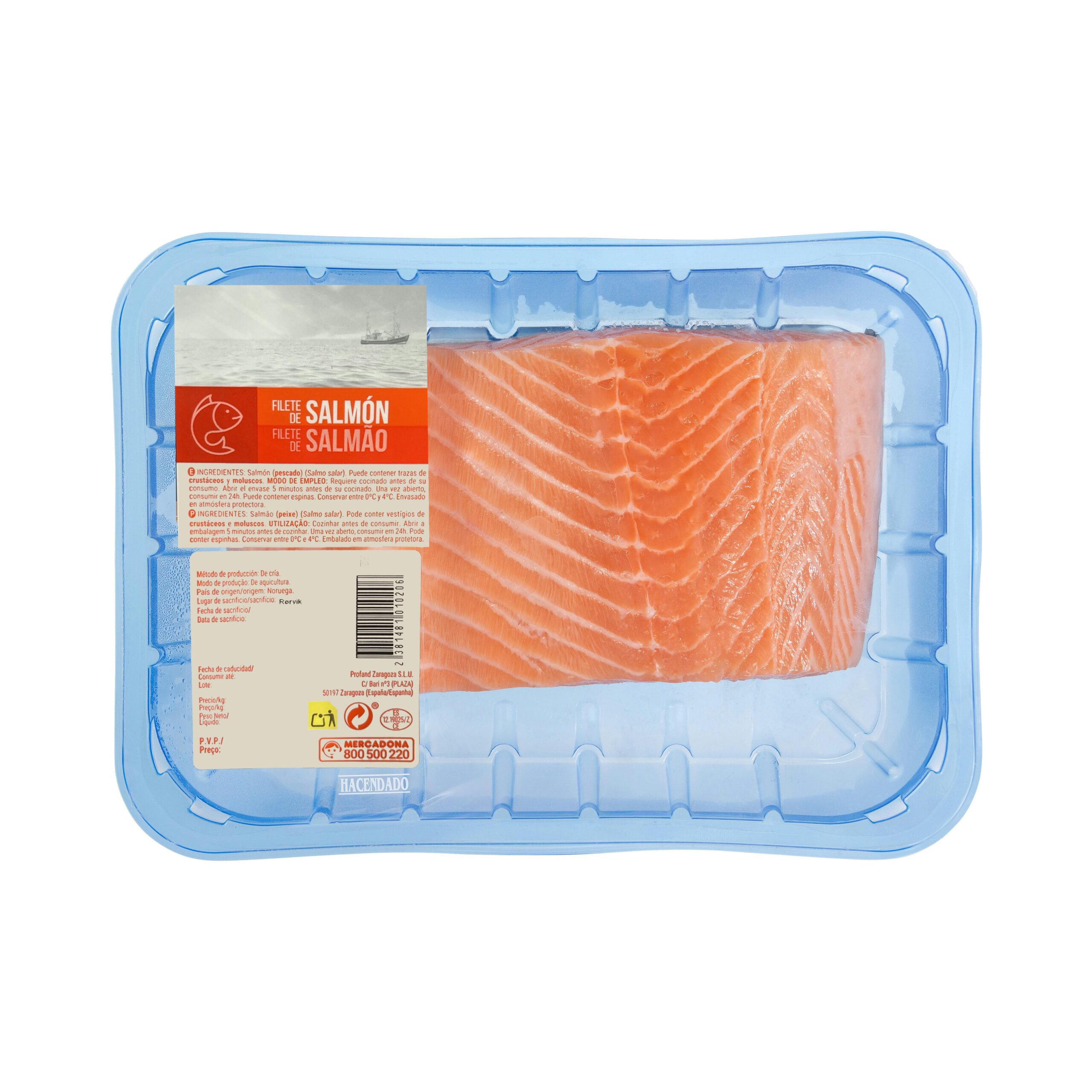 Filete de salmón Mercadona