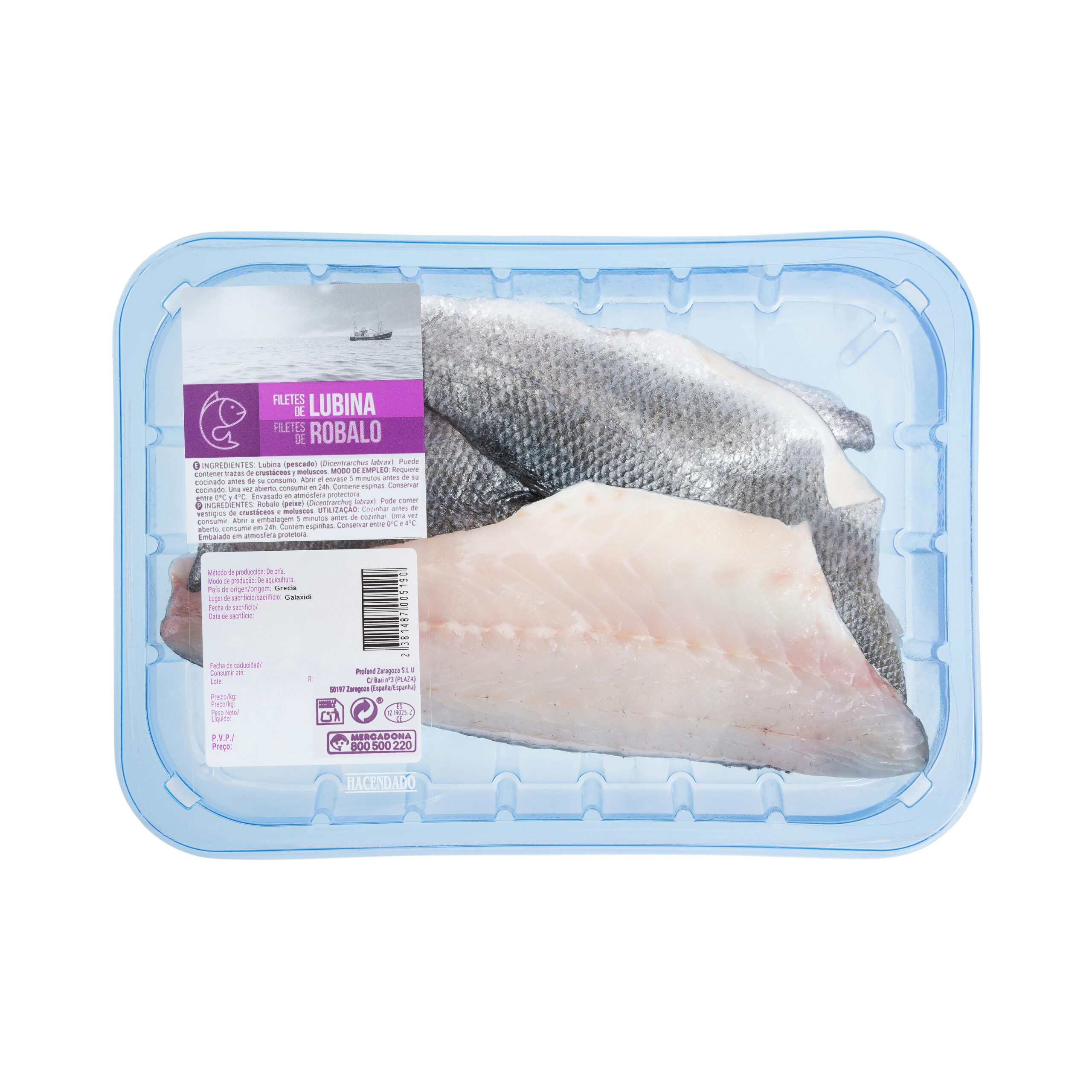 Filetes de lubina Filetes de lubina