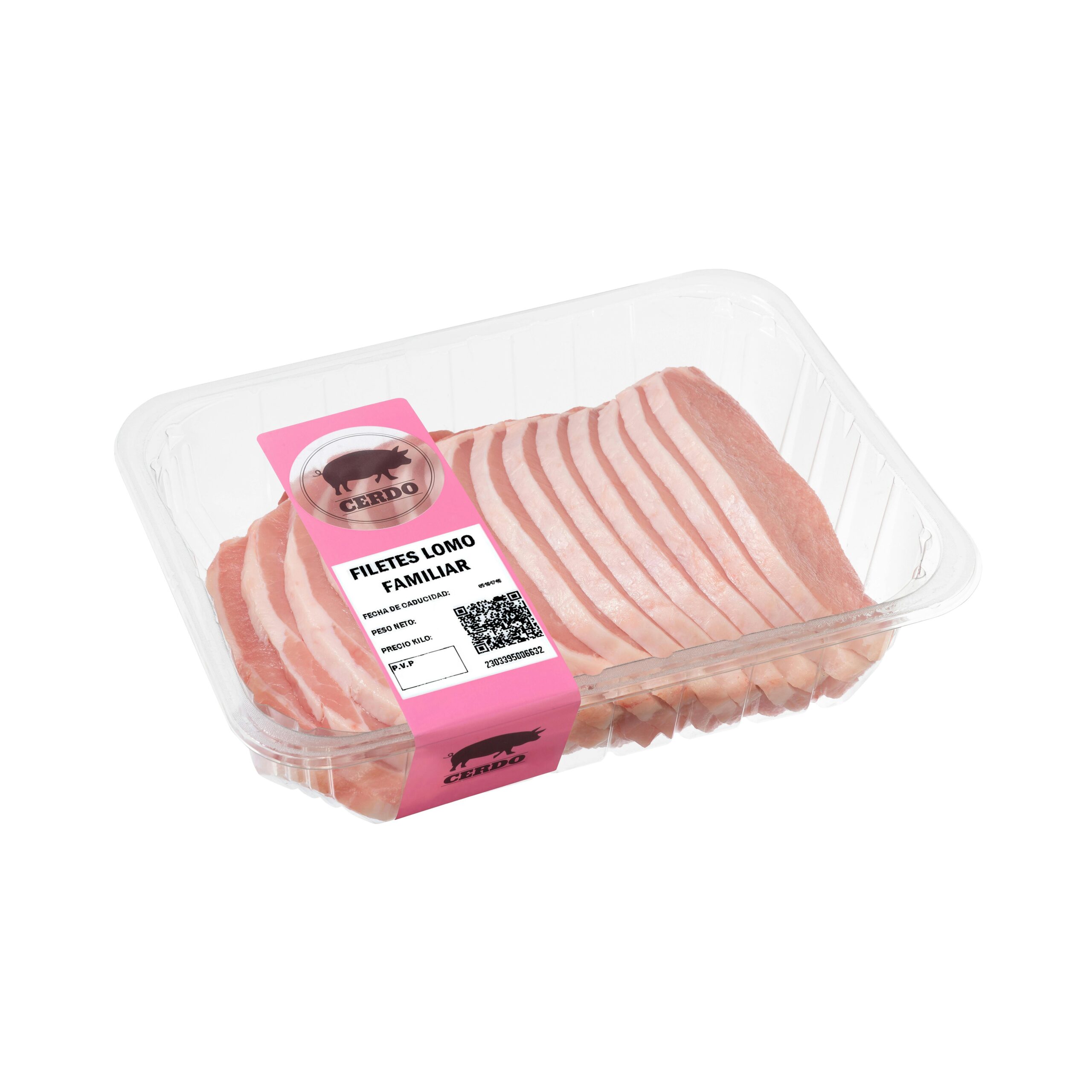 Filetes lomo de cerdo familiar Mercadona