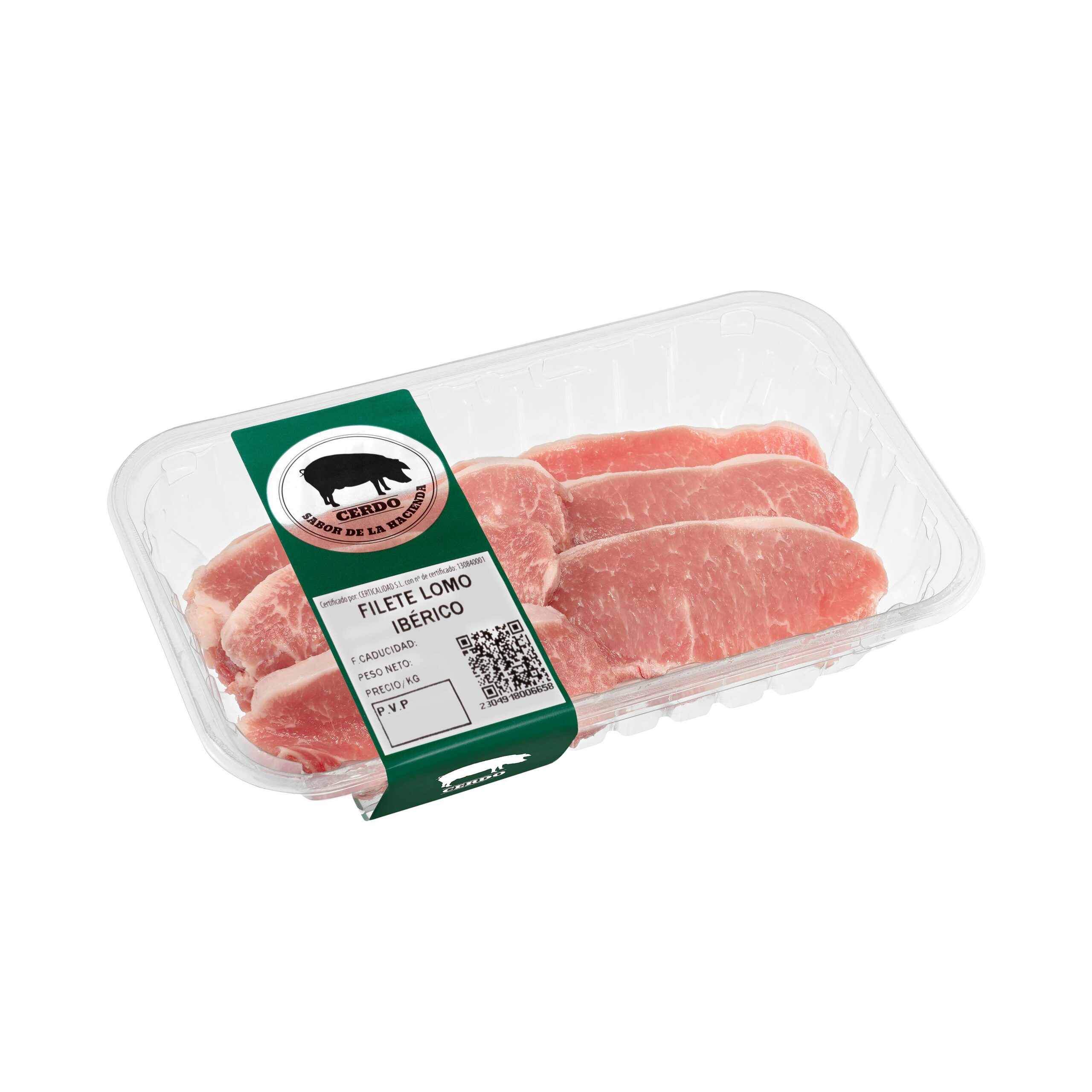Filetes lomo de cerdo ibérico Mercadona