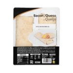 Flautas de bacón y queso